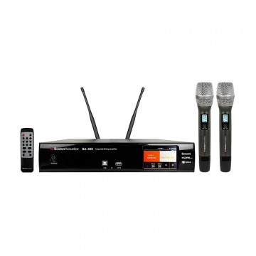 Ampli Boston Acoustics BA400 kèm 2 micro không dây cao cấp
